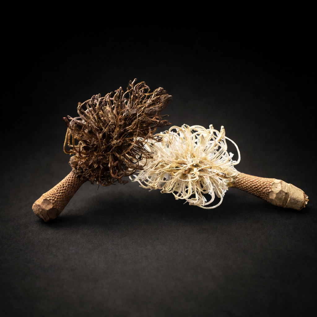 Magnolia Skeleton Pods • Natural & Bleached • 6 or 12 Count